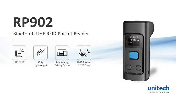 軽量なUHF RFIDリーダー、耐久性のあるデザイン